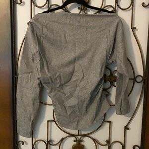 Zara asymmetrical linen top